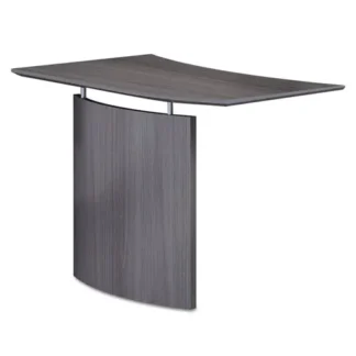Safco® Medina Laminate Bridge, Right-Hand, 48w x 24d x 29.5h, Gray Steel