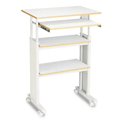 Safco® Muv Stand-Up Adjustable-Height Desk, Gray
