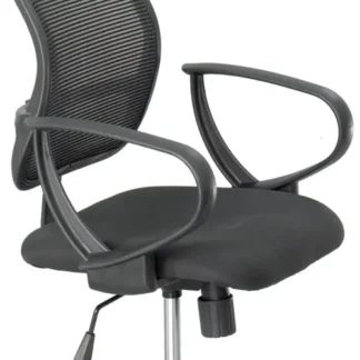 Safco® Optional Loop Arm Kit for Mesh Extended Height Chairs, Black, 2/Set