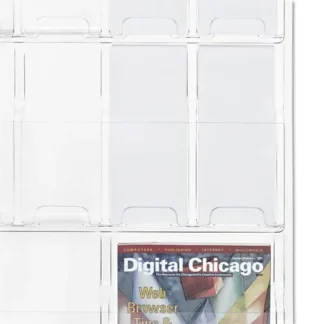 Safco® Reveal™ Clear Literature Displays