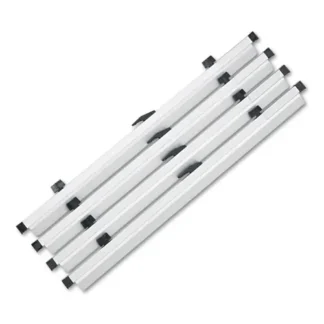 Safco® Sheet File Hanging Clamps, 100 Sheets Per Clamp, 24" Length, 6/Carton