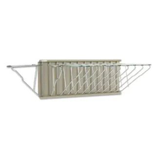 Safco® Sheet File Pivot Wall Rack, 12 Hanging Clamps, Sand