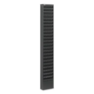 Safco® Steel Magazine Rack, 23 Compartments, Black
