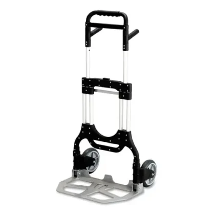 Safco® Stow-Away Heavy-Duty Hand Truck, 500 lb Capacity, Aluminum