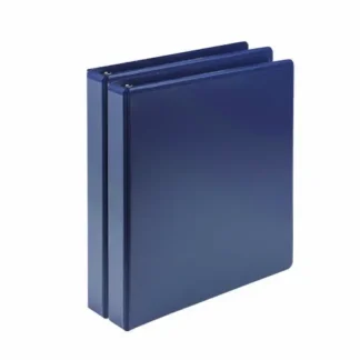 Samsill® Earth's Choice Plant-Based BOHO D-Ring View Binders, 1" Capacity, Indigo, 2/Pack