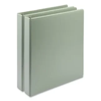 Samsill® Earth's Choice Plant-Based BOHO D-Ring View Binders, Sage, 2/Pack
