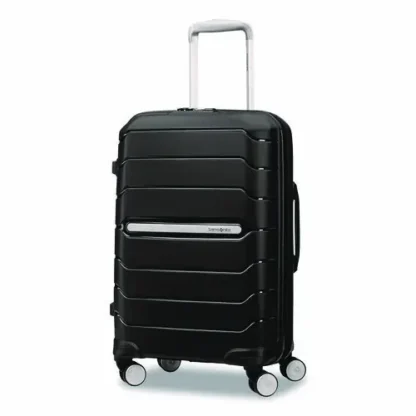 Samsonite® Freeform Hard Side Carry-On Suitcase, Four-Wheeled Spinner, Black