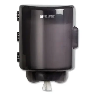 San Jamar® Adjustable Center Pull Towel Dispenser, Black Pearl