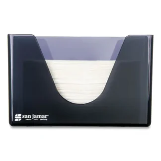 San Jamar® Countertop Folded Towel Dispenser, Black Pearl