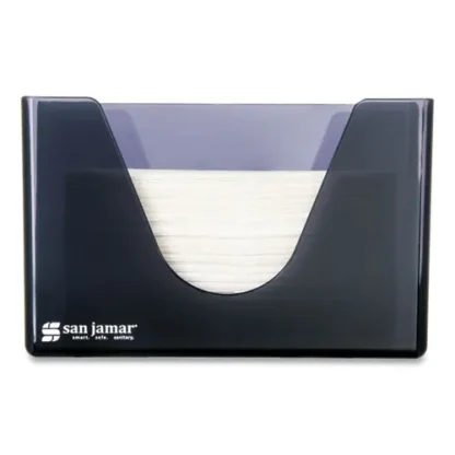 San Jamar® Countertop Folded Towel Dispenser, Black Pearl