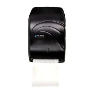 San Jamar® Electronic Touchless Roll Towel Dispenser, Black Pearl