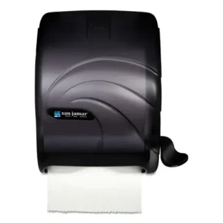 San Jamar® Element Lever Roll Towel Dispenser, Oceans, Black Pearl