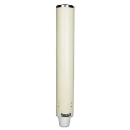 San Jamar® Foam Cup Dispenser with Removable Cap, For 4 oz to 10 oz Cups, Sand