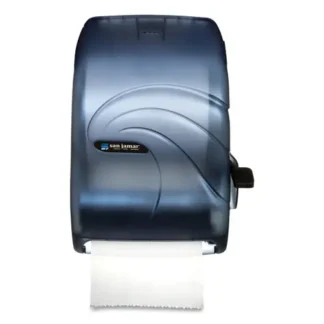 San Jamar® Lever Roll Towel Dispenser, Oceans, Arctic Blue