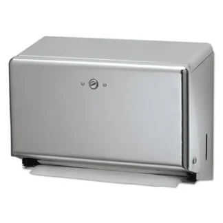 San Jamar® Mini C-Fold/Multifold Towel Dispenser, Chrome