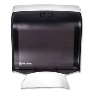 San Jamar® Ultrafold Fusion C-Fold and Multifold Towel Dispenser, Black