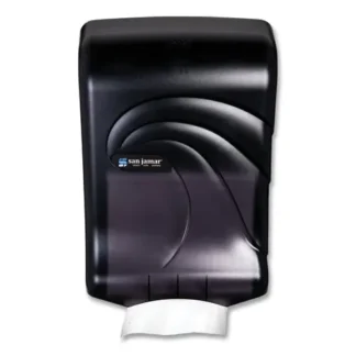 San Jamar® Ultrafold Multifold/C-Fold Towel Dispenser, Oceans, Transparent Black Pearl