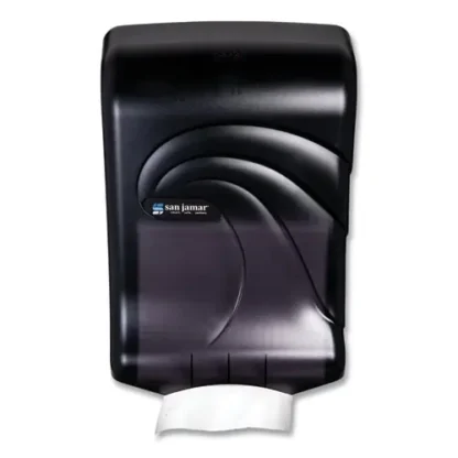 San Jamar® Ultrafold Multifold/C-Fold Towel Dispenser, Oceans, Transparent Black Pearl