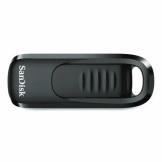 SanDisk® Ultra Slider USB 3.2 Type C Flash Drive, 256 GB, Black