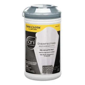 Sani Professional® Disinfecting Multi-Surface Wipes, White, 200 Wipes per Canister