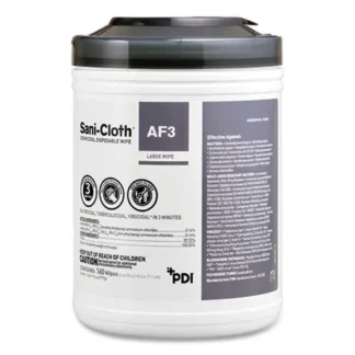 Sani Professional® Sani-Cloth AF3 Germicidal Disposable Wipes, Extra-Large, Unscented, White, 75 Wipes/Pack