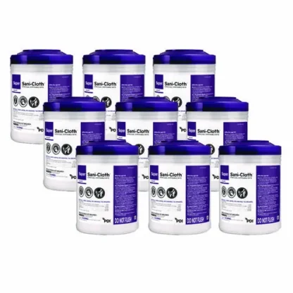 Sani Professional® Super Sani-Cloth Germicidal Disposable Wipes, 160 Wipes/Canister, 12 Canisters/Carton