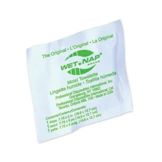 Sani Professional® Wet-Nap Premoistened Towelettes, Unscented, White, 100 Towelettes/Pack, 10 Packs/Carton