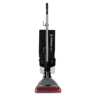 Sanitaire® TRADITION Upright Vacuum SC689A, 12" Cleaning Path, Gray/Red/Black