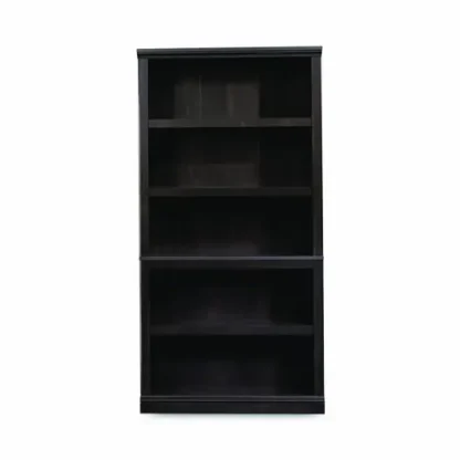 Sauder® Select Collection Bookcase, Five-Shelf, 35.27" W x 13.22" D x 69.76" H, Estate Black