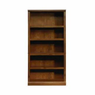 Sauder® Select Collection Bookcase, Five-Shelf, Oiled Brown
