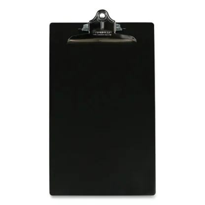 Saunders Aluminum Clipboard, Black, 8.5 x 14, 1" Clip Capacity