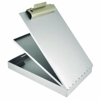 Saunders Cruiser Mate Aluminum Storage Clipboard, 1.5" Clip Capacity, Silver