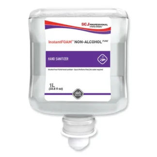 SC Johnson Professional® InstantFOAM Non-Alcohol PURE Hand Sanitizer Refill Cartridge, Unscented, 1 L, 6/Carton