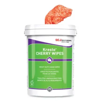 SC Johnson Professional® Kresto Cherry Wipes, 70 Wipes/Pack, 6 Packs/Carton
