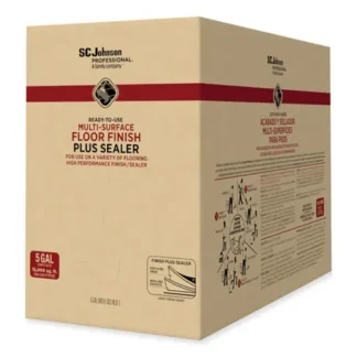 SC Johnson Professional® Ready-To-Use Multi-Surface Floor Finish Plus Sealer, Light Fresh Scent, 5 gal Bag-in-Box
