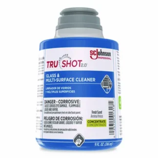 SC Johnson Professional® TruShot 2.0 Glass and Multisurface Cleaner, Fresh Scent, 9 oz Cartridge, 4/Carton