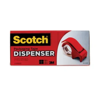 Scotch® Compact and Quick Loading Dispenser for Box Sealing Tape, Red