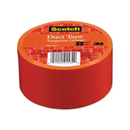 Scotch® Duct Tape, Tangerine Orange, 1.88" x 20 yds
