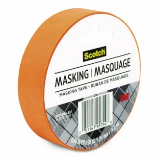 Scotch® Expressions Masking Tape, Tangerine, 0.94" x 20 yds, 3" Core