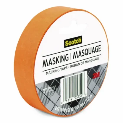Scotch® Expressions Masking Tape, Tangerine, 0.94" x 20 yds, 3" Core