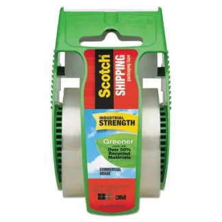 Scotch® Greener Commercial Grade Packaging Tape with Dispenser, Clear, 1.88" x 58.33 ft, 1.5" Core