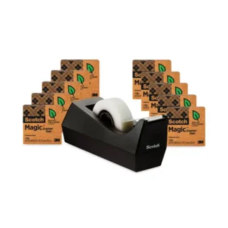 Scotch® Magic Greener Tape, Clear, 0.75" x 75 ft, 10/Pack