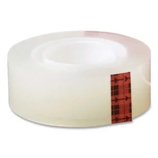 Scotch® Transparent Tape, Crystal Clear, 0.5" x 36 yds, 1" Core, 2/Pack