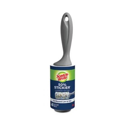 Scotch-Brite™ 50% Stickier Lint Roller, 48 Sheets/Roll