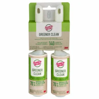 Scotch-Brite™ Greener Clean Lint Roller, 70 Sheets/Roll