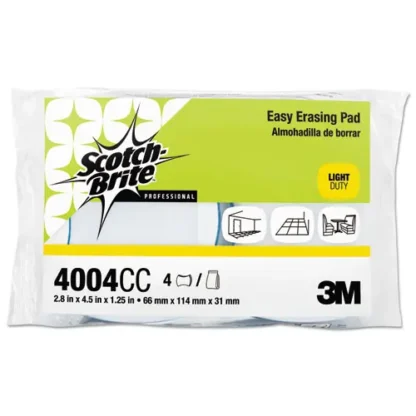 Scotch-Brite™ PROFESSIONAL Easy Erasing Pad 4004, Blue/White, 12/Carton