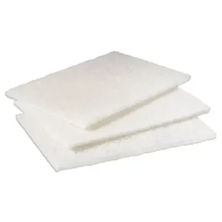 Scotch-Brite™ PROFESSIONAL Light Duty Cleansing Pad, 6 x 9, White