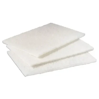 Scotch-Brite™ PROFESSIONAL Light Duty Cleansing Pad, 6 x 9, White