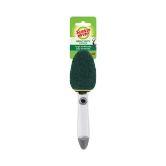 Scotch-Brite® Soap-Dispensing Dishwand, Yellow/Green