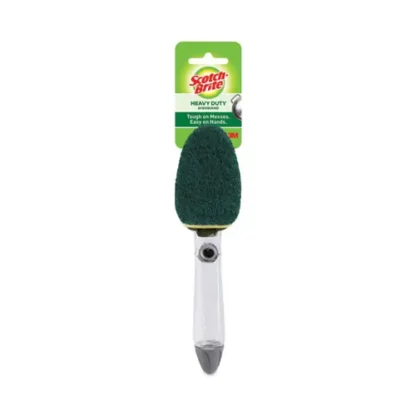 Scotch-Brite® Soap-Dispensing Dishwand, Yellow/Green